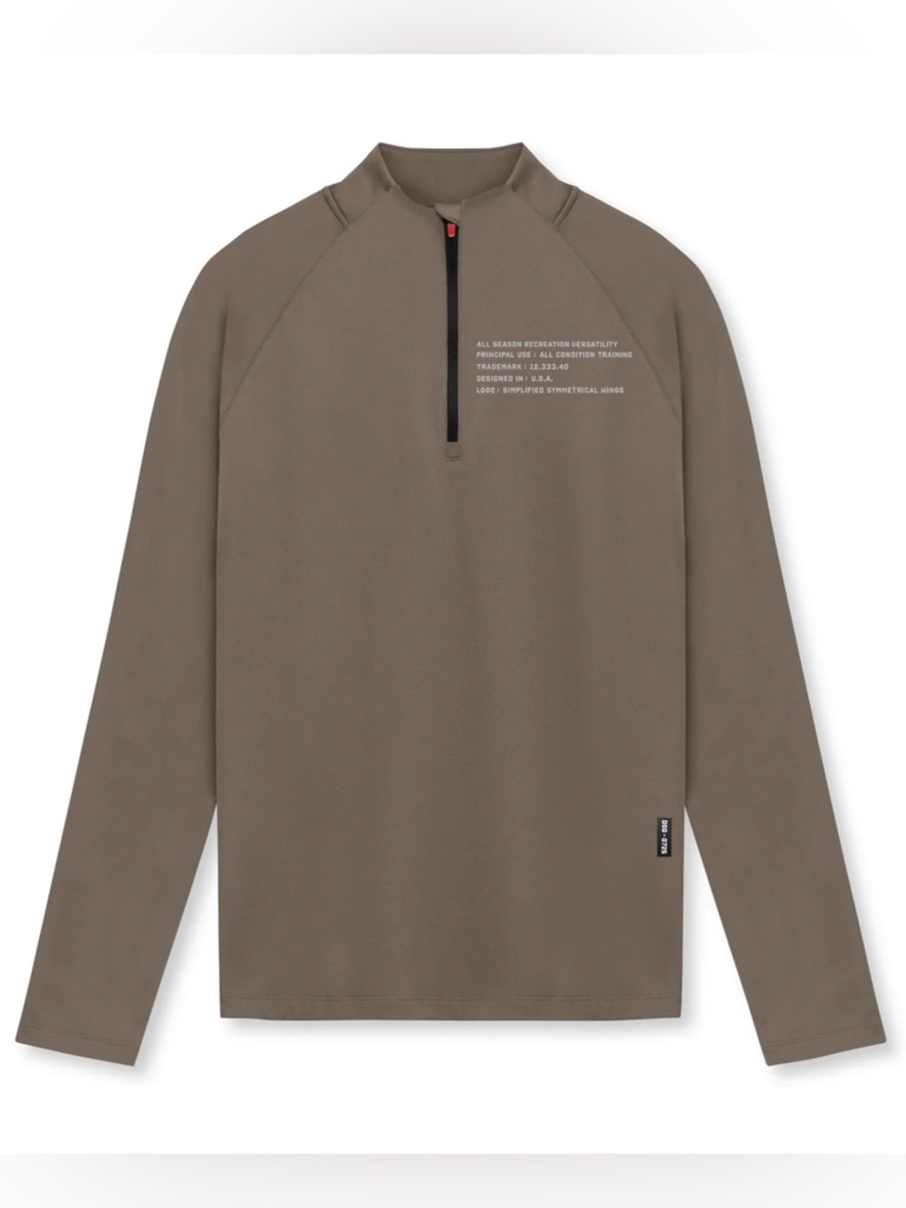 ASRV DSG-0725. Core Fitted Quarter Zip